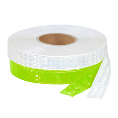 Reflexní PVC našívací páska - šíře 30 mm balení 5 m